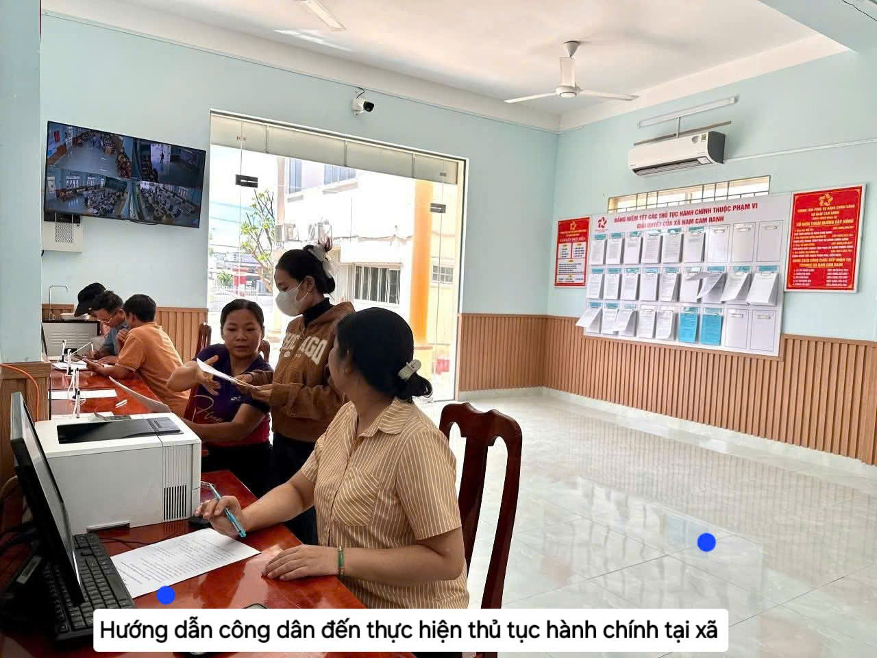 Xã Nam Cam Ranh tập trung đẩy mạnh triển khai các nhiệm vụ cải cách hành chính sau khi sáp nhập